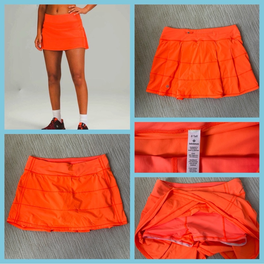 Lululemon Athletica Pace Rival Skirt 8 Tall